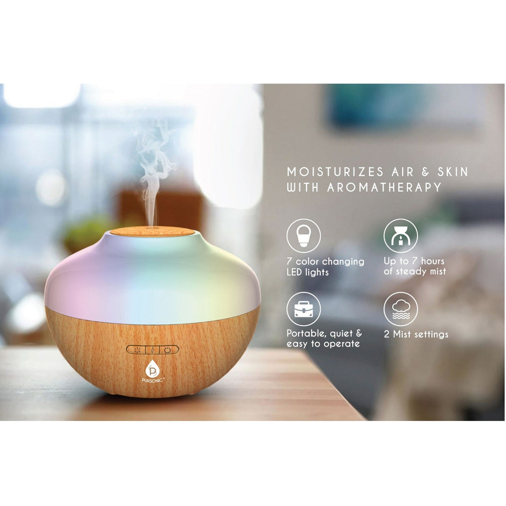 Pursonic Ultimate Wellness Bundle: Air Purifier, Diffuser & Essential Oils Set-2