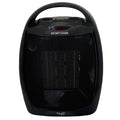 Vie Air 1500W Portable 2 Settings Black Ceramic Heater with Adjustable Thermostat-0
